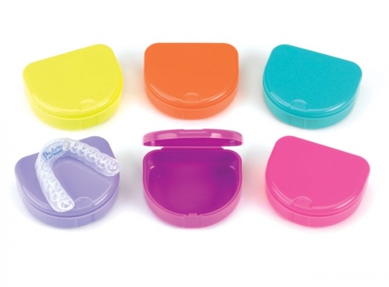 Keystone Industries High-Gloss Ortho Box - ASSORTED Colors, 12pk 3/4in deep. Orthodontic
