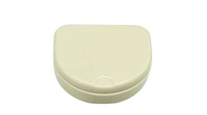 Keystone Industries BEIGE High Gloss Retainers Boxes - 0.75 inches depth 12pk #9574460 Ortho Made of flexible plastic and a secure latching mechanism for Mouthg