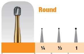 Keystone Industries Prehma Round Carbide Burs . 1/2 FG (Friction Grip). Ideal for initial entry
