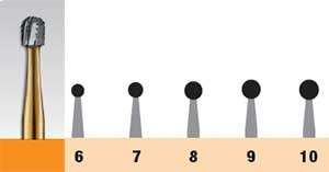 Keystone Industries Prehma Round Carbide Burs . 6 FG (Friction Grip). Ideal for initial entry