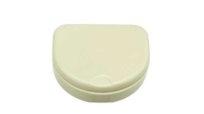 Keystone Industries High-Gloss Ortho Box - BEIGE, 120pk. 3/4in deep. Orthodontic retainer