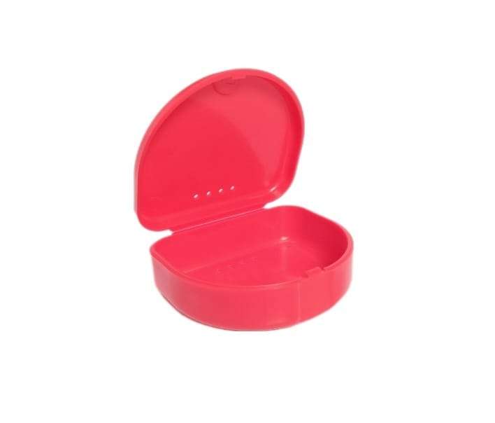 Keystone Industries High-Gloss Ortho Box - red, 120pk. 3/4in deep. Orthodontic retainer