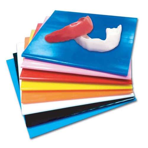 Buffalo Dental .160in WHITE EVA Mouthguard Material, 5x5 sheet, 25pk