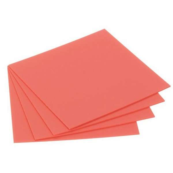 Buffalo Dental .060in Base plate material, 5x5in PINK, 25pk Stiff PINK