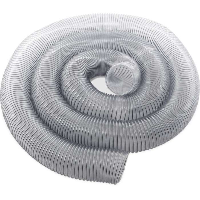 Buffalo Dental Vacuum Hose (3in ID), 8 Foot Section, replacement hose only