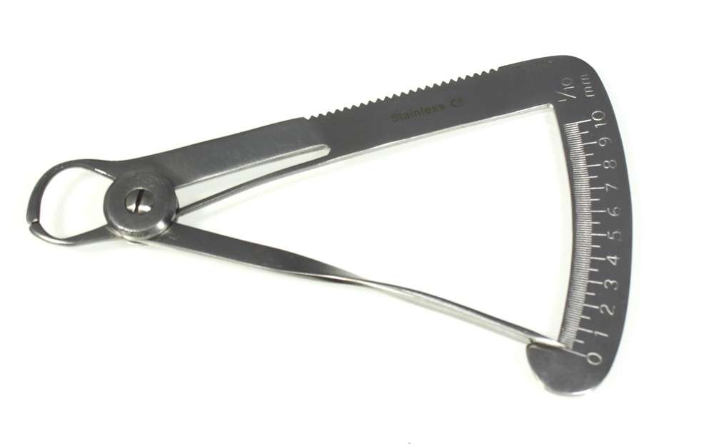 Buffalo Dental Caliper, wax. For measuring wax, gold plate, tin foil and base