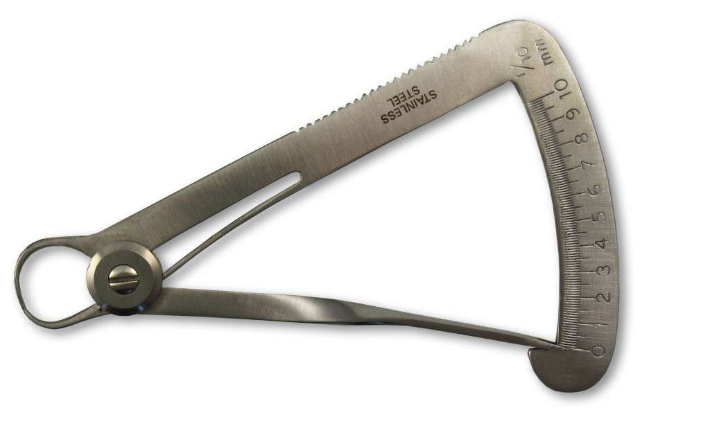 ECCO Instruments Metal Caliper or Crownga Improved Model with 2 Sides 1pk