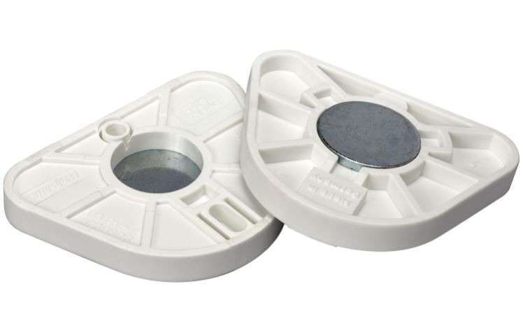 Whip Mix Quickmount Plates WHITE w/discs 100pk - #28710 ( Accessories Common to 2000 3000 4000 Series Articulators)