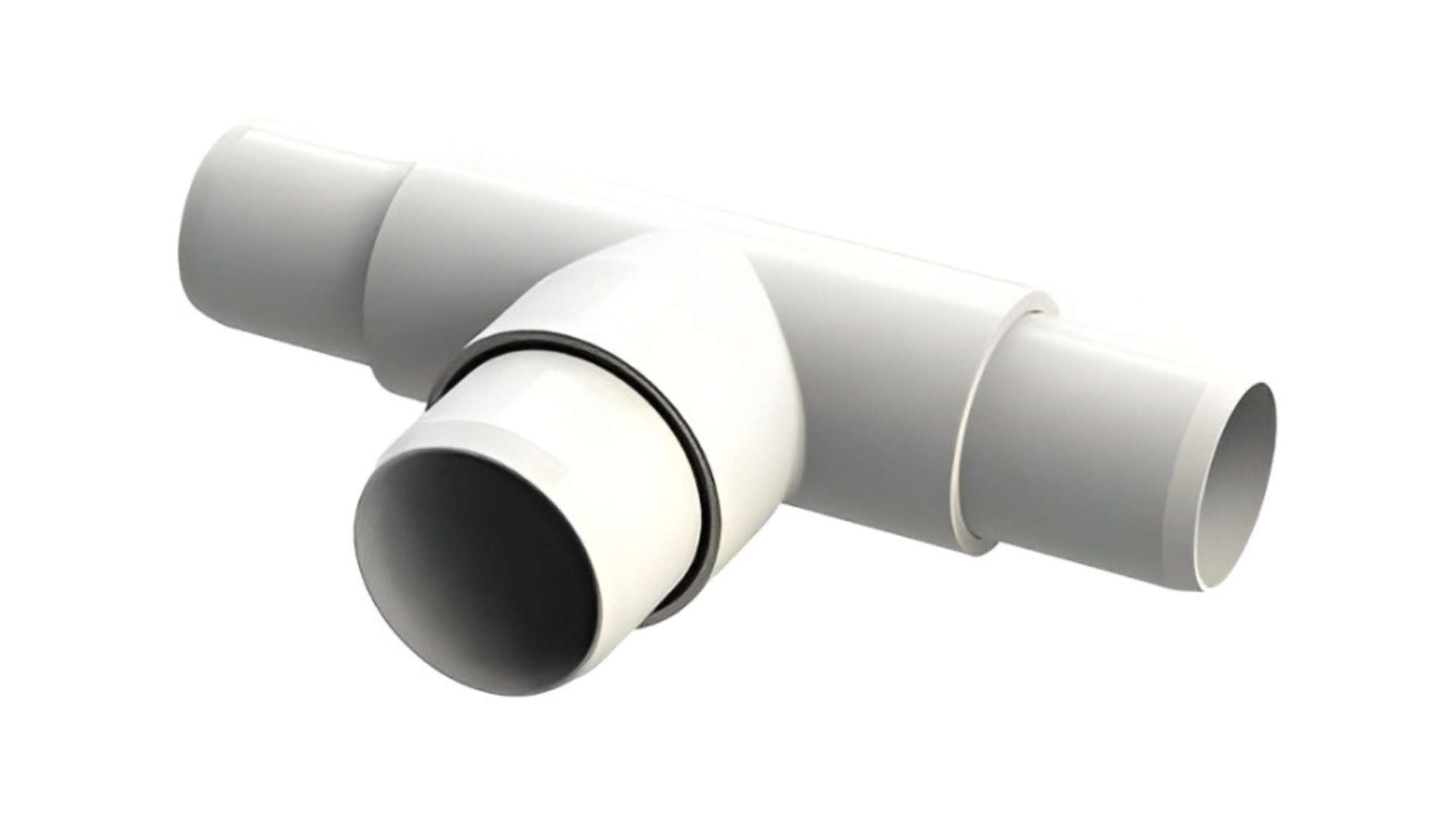 Vaniman Large Accumulator Tee (11/2in Hose) Large Accumulator To 11/2in Hose Van-i-vac 90° (11/2in Hose)- Adapters - #Vmc-1022