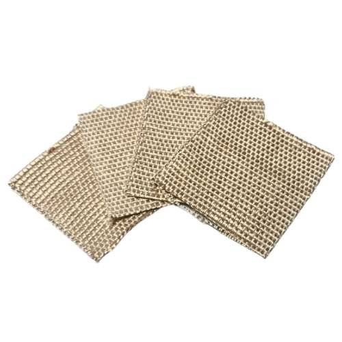 Garreco Flex-Firing Trays - High temperature refractory sheets - 4pk - #68400 2 x 2 inches