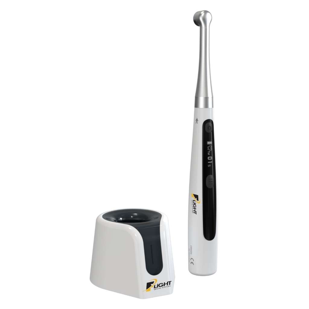 Flight Dental Systems Flight VisionCure Curing Light and Caries Detector (4 Modes), Dual-Function Tool with Caries Detection Capability