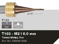 imes-icore Original CORiTEC Thread Milling Tool M2 for cobalt-chrome, titanium workflows. M2 thread size. - # 526040 2006