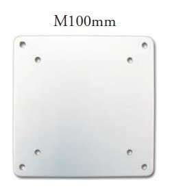 TPC Dental TPC - 100mm FLAT SCREEN ADAPTOR PLAT
