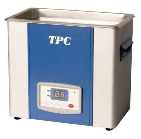TPC Dental TPC - UC400 Ultrasonic Cleaner 4 Qt 110v (with Drain- Timer and Metal Basket)