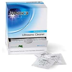 MARK3 Ultrasonic Bio-Enzymatic cleaning tablets, 64/bx. It digests and removes