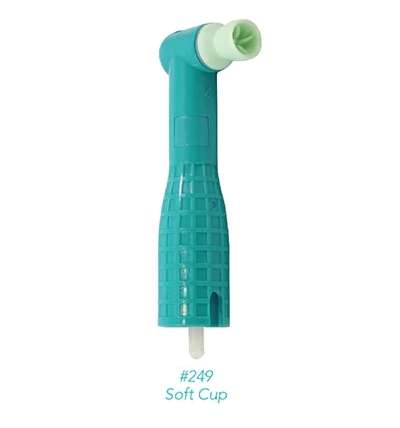 Pac-Dent ProAngle Plus Prophy Angles with Super-Soft BLUE Cups, Package of 144. Features