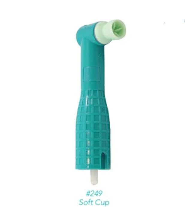 Pac-Dent ProAngle Plus Prophy Angles with Super-Soft BLUE Cups, Package of 500. Features
