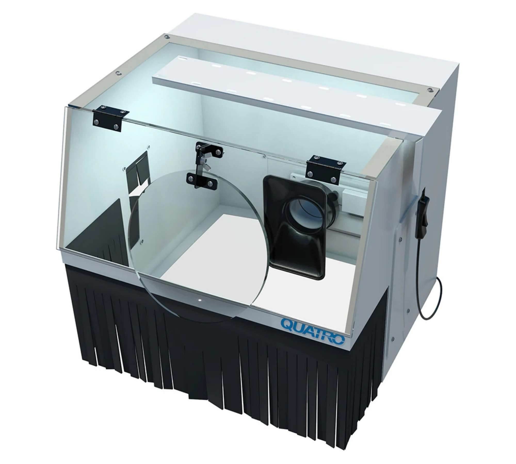 Quatro LED ClearView Magnifier - # 2-0058-0030 - Illuminated WorkBench Containment Box / Workstation