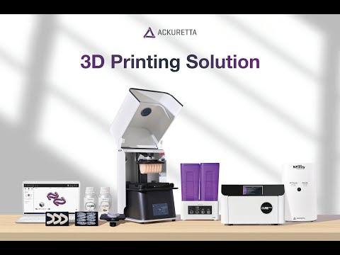 Ackuretta's complete 3D printing solution — video