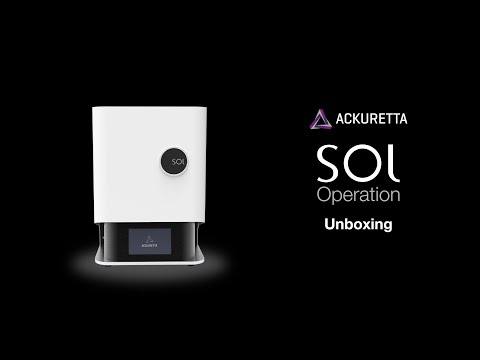 SOL — unboxing your dental 3D printer — video