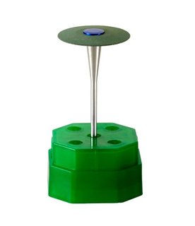 ATTRITOR - DURA-RUBBER Zirconia polisher GREEN Coarse - 1pk- 27mm x 0.7mm- Diamond Impregnated RUBBER  discs
