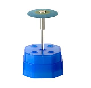 ATTRITOR - DURA-DISCS High Shine BLUE Medium - 1pk-27mm x 0.7mm- Diamond Impregnated Silicone for Polishing Zirconia, Di