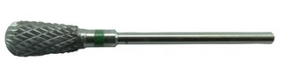 53-AC  Pear Diamond Cut Coarse GREEN Tungsten Carbide Burs - HP - 3/32 Shank - #GN710 #BX239-60