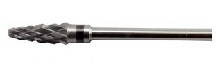 47-XC  Small Cone - Diamond Cut SC Super Coarse  BLACK Tungsten Carbide Burs HP 3/32 Shank - #BK920 BK194-60