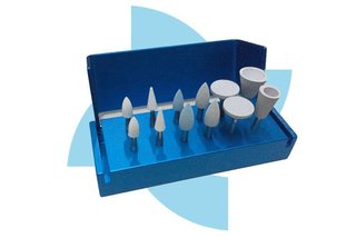 ATTRITOR -RA- Composite Polishing & Adjusting Kit 12 pieces ASSORTED - Medium- Fine- Extra Fine- Ultra Fine #4110 - Spec