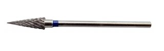 82-TXC  Cone Diamond Cut Regular BLUE - HP 3/32 Shank #BX161-40 -Laboratory Tungsten Carbide Burs