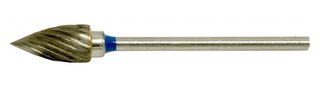 63-BXC  Flame Diamond Cut Coarse - HP 3/32 Shank -Laboratory Tungsten Carbide Burs
