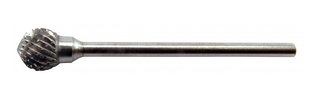 52-DXC  Round Diamond Cut Extra Coarse Tungsten Carbide Burs- HP 3/32 Shank