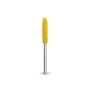 SABURRTOOTH Carbide Bur Fine TAPER FINE- (YELLOW ) - Shape - 3/32 inch shank 2.35mm std hp - SABURRTOOTH #32T18-40