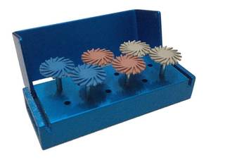 DIGITECH - CompoBrush  Silicon Composite Polisher Brush ASSORTED Kit #CP6001 Includes: BLUE COARSE - PINK MEDIUM - WHITE
