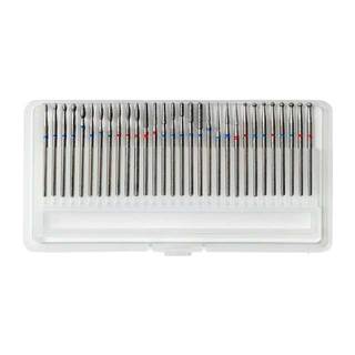 ATTRITOR - 30 Piece Assorted Diamond bur Set 3/32 ( HP ) — Medium & Fine - for Ceramic & Zirconia Finishing  - # 30PCDIA