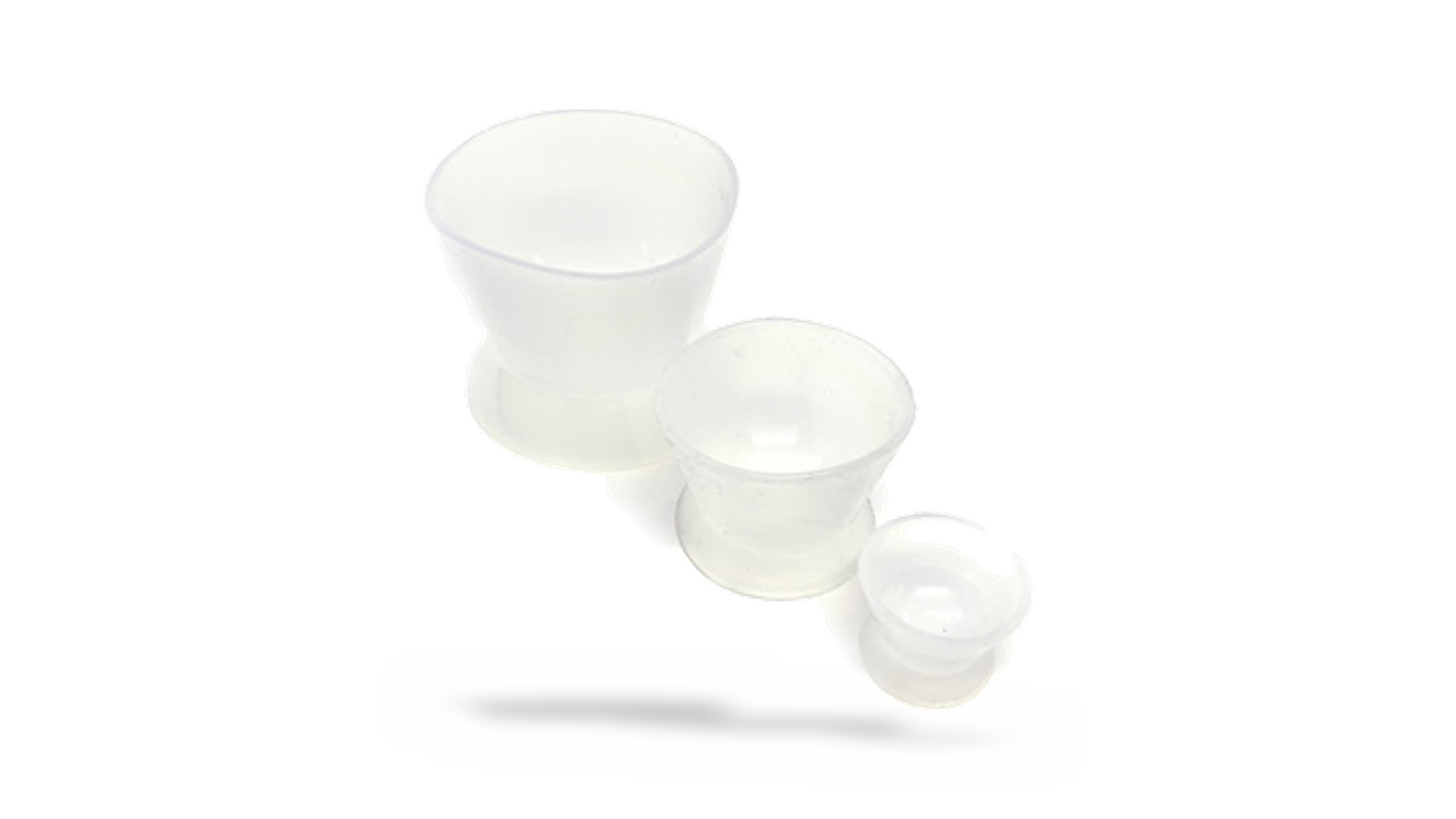 BESQUAL - Silicon Acrylic Cups (Non Stick) Small - 1.25  x 1.00  - # 506-011