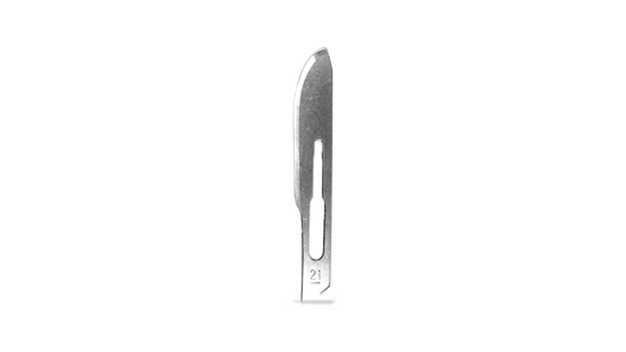 BESQUAL - Surgical Blades #21 Curved belly with sharp edge - # 990-021