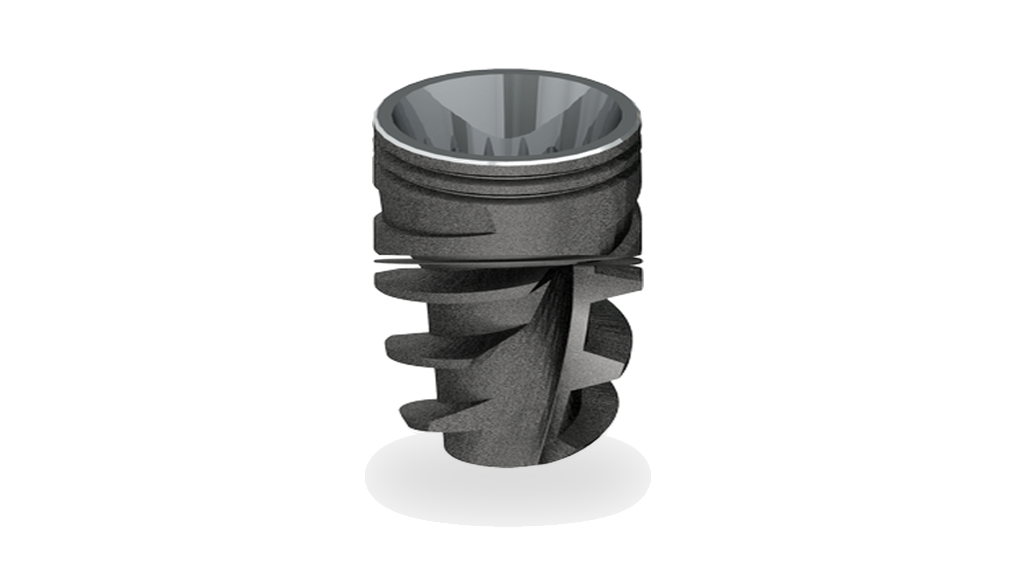 IBO Odontit -  - Implant Fixture 4.3D x 8mm Conical REACTIVE RP ( 4.3mm ) WP ( 5.0mm ) (4.3mm) - Roughed and Etched surface - # RA4308