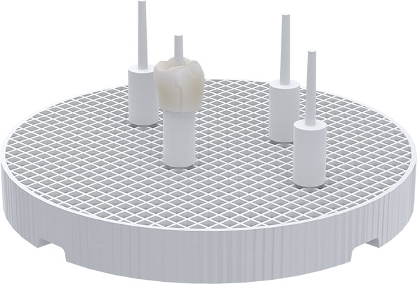 Honeycomb Stand with 4 Metal Pins