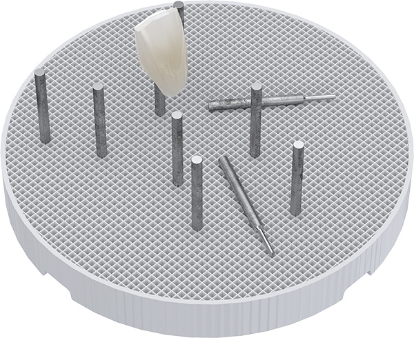 Honeycomb-Stand-with-10-Metal-Pins